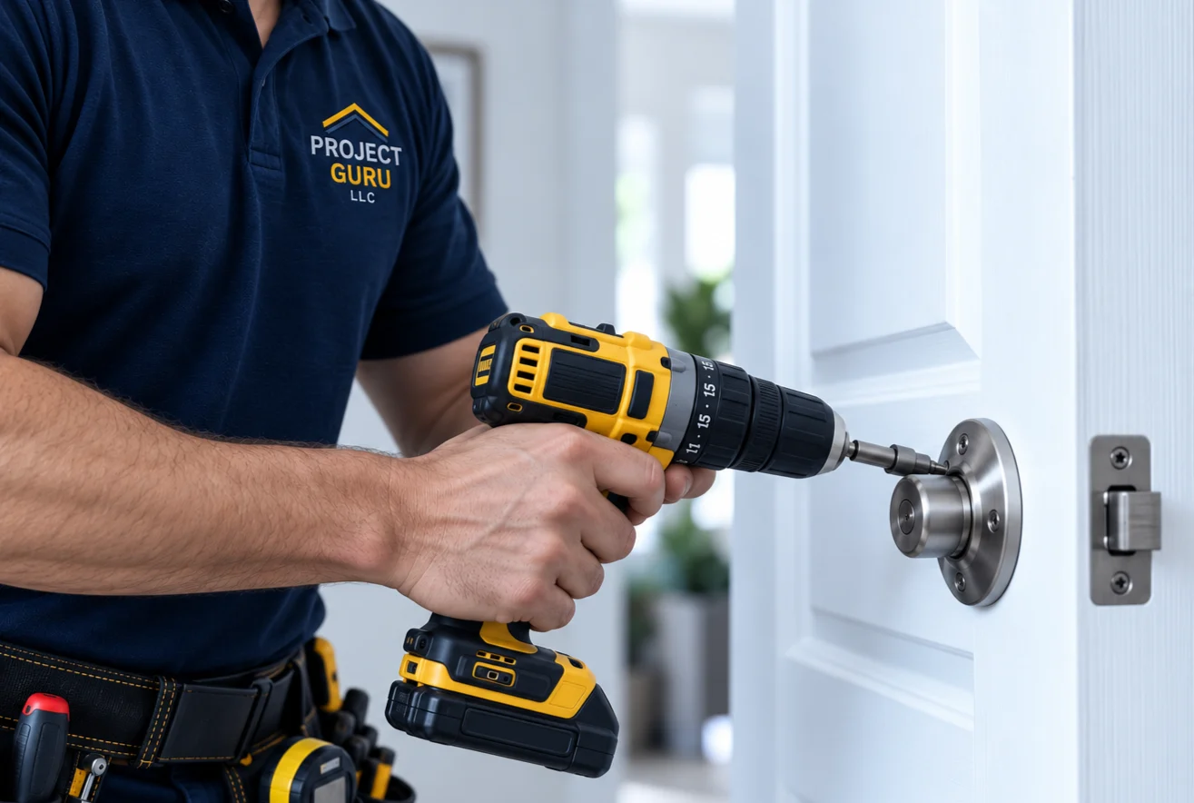 Handyman repair work at a residential property