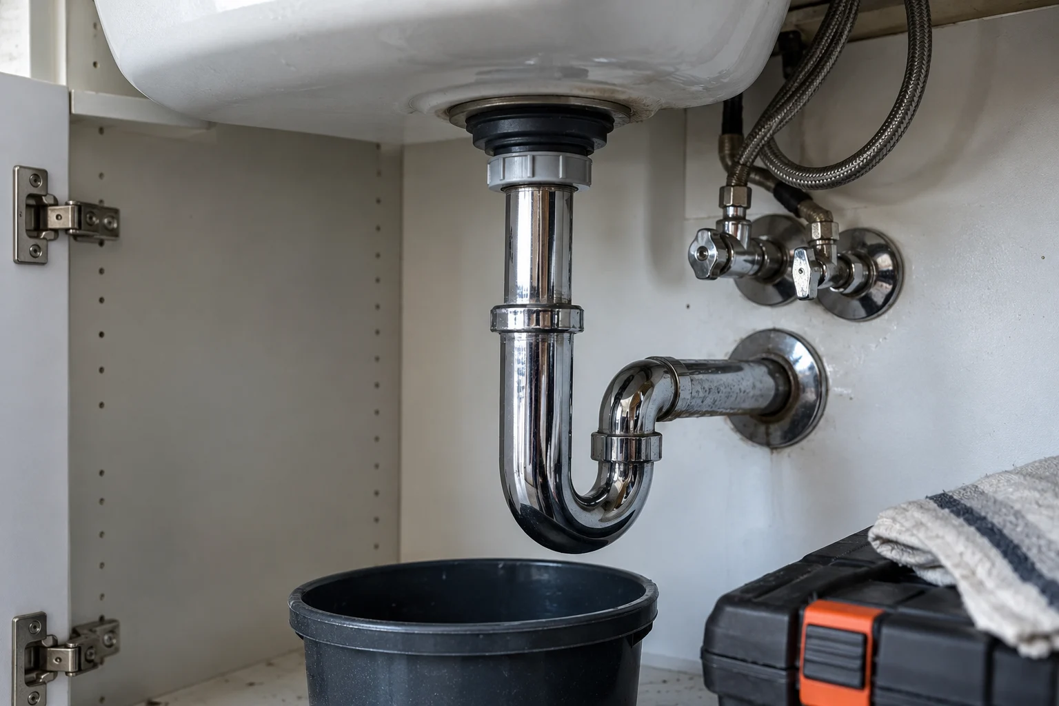 Plumbing repair at a residential property